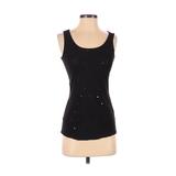 Charlotte Russe Sleeveless Top Black Scoop Neck Tops - Women's Size X-Small