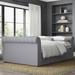 Canora Grey Saryia Daybed Wood/Upholstered/Polyester in Brown/Gray | 36.8 H x 58.1 W x 95.3 D in | Wayfair 4308AF7BDAD04032ACF000A5BAE33F69