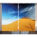 East Urban Home Landscape Hot Desert w/ Sand Dunes & Dry Plants w/ Blue Sky Nature Art Print Graphic Print | 108 H in | Wayfair EABN8207 39455007