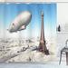 East Urban Home Paris French Decor Paris Tower Single Shower Curtain Polyester | 75 H x 69 W in | Wayfair EABN1059 39403829