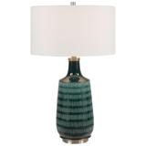 Uttermost Scouts Deep Green Table Lamp - 28376-1