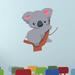 Zoomie Kids Cute Baby Koala Adorable Cartoon Wall Decal Vinyl in Gray | 10 H x 8 W in | Wayfair 1A6DB50C2ACD4BFBA8A7754CB22636B7