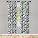 East Urban Home Dogs Semi-Sheer Rod Pocket Curtain Panels Polyester | 95 H in | Wayfair 35B9D2196F0F4268A17CCB0BE59F06F7