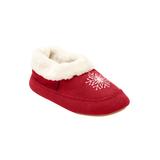 Wide Width Women's The Snowflake Slipper by Comfortview in Classic Red (Size XXL W)