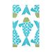 Bay Isle Home™ Grand Ridge Big Fish Coastal Fleece Throw Microfiber/Fleece/Microfiber/Fleece in Pink/Blue | 60 W in | Wayfair BAYI3202 31738093