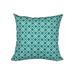 Breakwater Bay Rope Rigging Outdoor Square Pillow Cover & Insert Polyester/Polyfill blend in Green | 18 H x 18 W x 7 D in | Wayfair