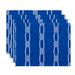 Breakwater Bay Hancock Tom Foolery Stripe 4 Piece Placemat Set Polyester in Blue | 18 W x 14 D in | Wayfair BRWT4852 31740727
