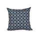 Breakwater Bay Rope Rigging Outdoor Square Pillow Cover & Insert Polyester/Polyfill blend in Blue/Navy | 16 H x 16 W x 6 D in | Wayfair