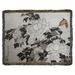 World Menagerie Peonies & Butterfly Cotton Throw Cotton in Gray | 37 W in | Wayfair 8361A617B35D4AA19D7816821FA99C5F