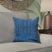 Bloomsbury Market Pool Square Pillow Cover & Insert Polyester/Polyfill blend in Blue/Navy | 26 H x 26 W x 8 D in | Wayfair BBMT7396 41570591