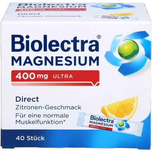 Biolectra – Magnesium 400 mg ultra Direct Zitrone Mineralstoffe