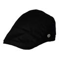 Dazoriginal Flat Cap for Men 100% Cotton Hats for Men Baker boy Hat Irish Beret (Black, One Size)