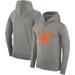 Men's Nike Heathered Charcoal Clemson Tigers Big & Tall Legend Retro Football Performance Pullover Hoodie