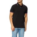 Tommy Hilfiger Men's Tommy Tipped Slim Polo Shirt, Black (Black BDS), L