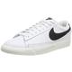 Nike Men's Blazer Low Leather Basketball Shoe, White/Black-sail, 9 UK (44 EU)