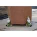 Jardinopia Sleeping Gnome Coloured Planter Feet In Gift Box Plastic/Stone in Gray | 1.97 H x 2.36 W x 2.36 D in | Wayfair PF0004