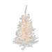 Northlight Seasonal 3' Pre-Lit Snow White Artificial Christmas Tree Clear Lights in Green | 36 H x 23 W in | Wayfair 32913242