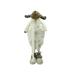 Northlight Seasonal 26" White & Brown Standing Boy Moose Christmas Tabletop Figure | 26 H x 8 W x 12 D in | Wayfair 32256102
