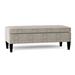 Red Barrel Studio® Congaree Upholstered Flip Top Storage Bench Upholstered in Gray | 18 H x 48 W x 21 D in | Wayfair