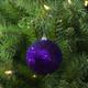 Northlight Seasonal Sequin Shatterproof Ball Christmas Ornament 3" Plastic in Indigo | 3.14 H x 3.14 W x 3.14 D in | Wayfair NORTHLIGHT LJ28005