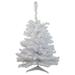 Northlight Seasonal 3' Pre-Lit LED Snow White Medium Artificial Christmas Tree - Clear Lights in Green | 36 H x 23 W in | Wayfair 32913243