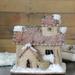Northlight Seasonal 9.25" & Beige Two Story Snowy Cabin Christmas Tabletop Decor Wood in Brown | 9.25 H x 9.25 W x 6.25 D in | Wayfair 32607778