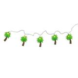 Northlight Seasonal 10-Count Green Tropical Palm Tree Outdoor Patio String Light Set 7.25ft White Wire in Green/White | Wayfair NORTHLIGHT YS18858