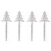 Northlight Seasonal Lighted Christmas Tree Pathway Marker w/ Lawn Stakes White Wire - Clear Lights | 26.5 H x 1.5 W x 7 D in | Wayfair