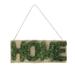 Northlight Seasonal 24" Cozy Brown & Green “Home" Hanging Wall Decoration in Brown/Green | 9 H x 23.5 W in | Wayfair 32773998