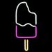 Northlight Seasonal 17.75" Pink & Popsicle LED Neon Style Wall Sign in White | 17.75 H x 8.25 W x 0.5 D in | Wayfair 33377713
