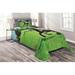 East Urban Home Hypnotic Microfiber Farmhouse/Country Coverlet/Bedspread Set Microfiber in Green | Twin Bedspread + 1 Sham | Wayfair