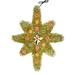 Northlight Seasonal 21" Lighted Gold Star of Bethlehem Christmas Tree Topper - Multi-Color Lights Glass in Gray/Yellow | Wayfair 31580799