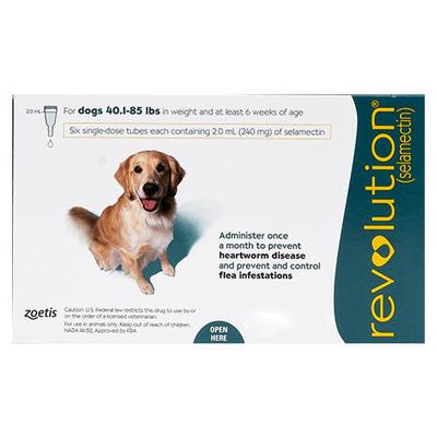 55% Off Revolution Large Dogs 40.1-85lbs (Green) 3 Doses