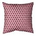East Urban Home Square Pillow Polyester in Black/Indigo | 18 W x 1.5 D in | Wayfair 1104A7B90D054A149839D0A82011B7A1