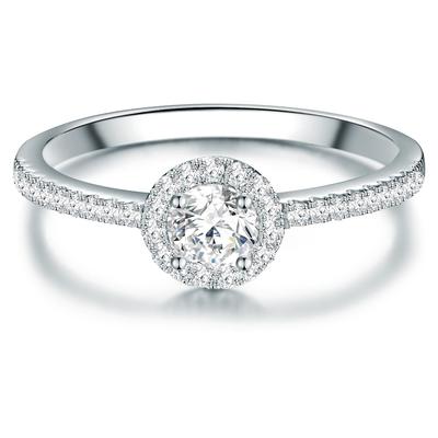 Trilani - Ring Sterling Silber Zirkonia in Silber Ringe 1 ct Damen Image