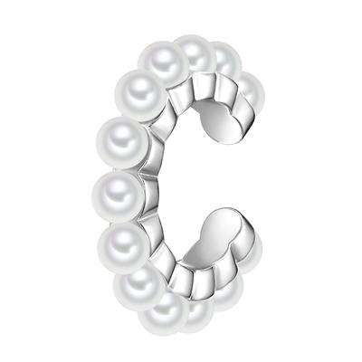 Glanzstücke München Ohrklemme Sterling Silber Muschelkernperle in 19,7 mm Damen Image