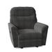 Red Barrel Studio® Amyri 39.5" Wide Standard Recliner Chenille/Velvet/Microfiber/Microsuede in Black | 41 H x 39.5 W x 36.5 D in | Wayfair