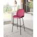 Latitude Run® Alezia Miles Barstool Upholste/Metal in Red | 46.5 H x 23.8 D in | Wayfair FC32B9A7C6B5431C9FBEC48B08E4597F