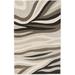 Black/Gray 60 x 0.5 in Area Rug - Latitude Run® Bevill Abstract Handmade Tufted Wool Beige/Black/Gray Area Rug Wool | 60 W x 0.5 D in | Wayfair