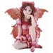 Trinx Fairy Garden Flower Mini Figurine Resin/Plastic in Pink | 3 H x 2.75 W x 2.25 D in | Wayfair 1221451E42384A98B5971CF5B329153E