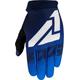 FXR Clutch Strap MX Gear Motocross Handschuhe, weiss-blau, Größe L