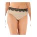 Plus Size Women's One Smooth U All-Around Smoothing Hi-Cut Panty by Bali in Nude Black Lace (Size 6)