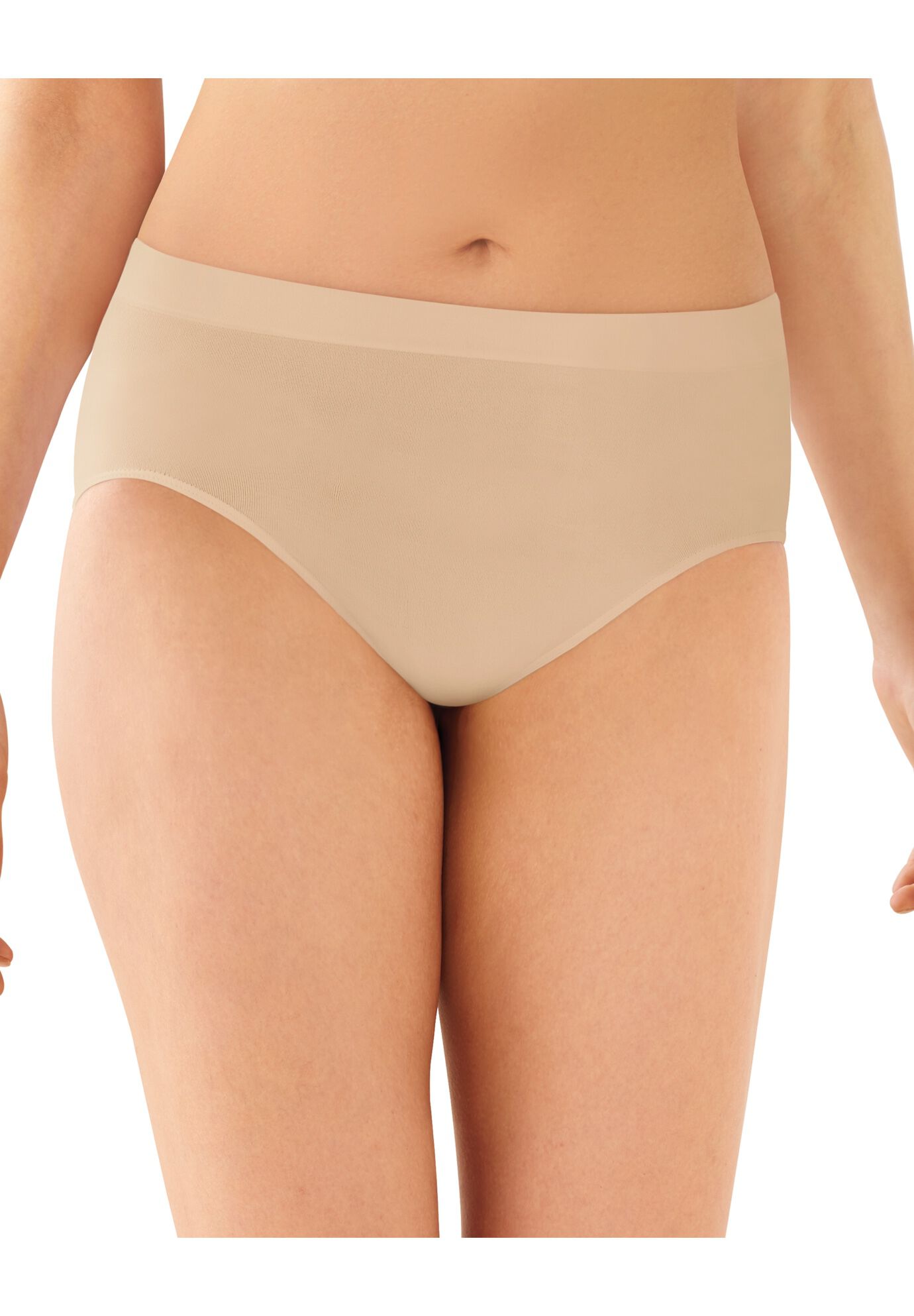 Plus Size Women's One Smooth U All-Around Smoothing Hi-Cut Panty by Bali in Nude (Size 8)