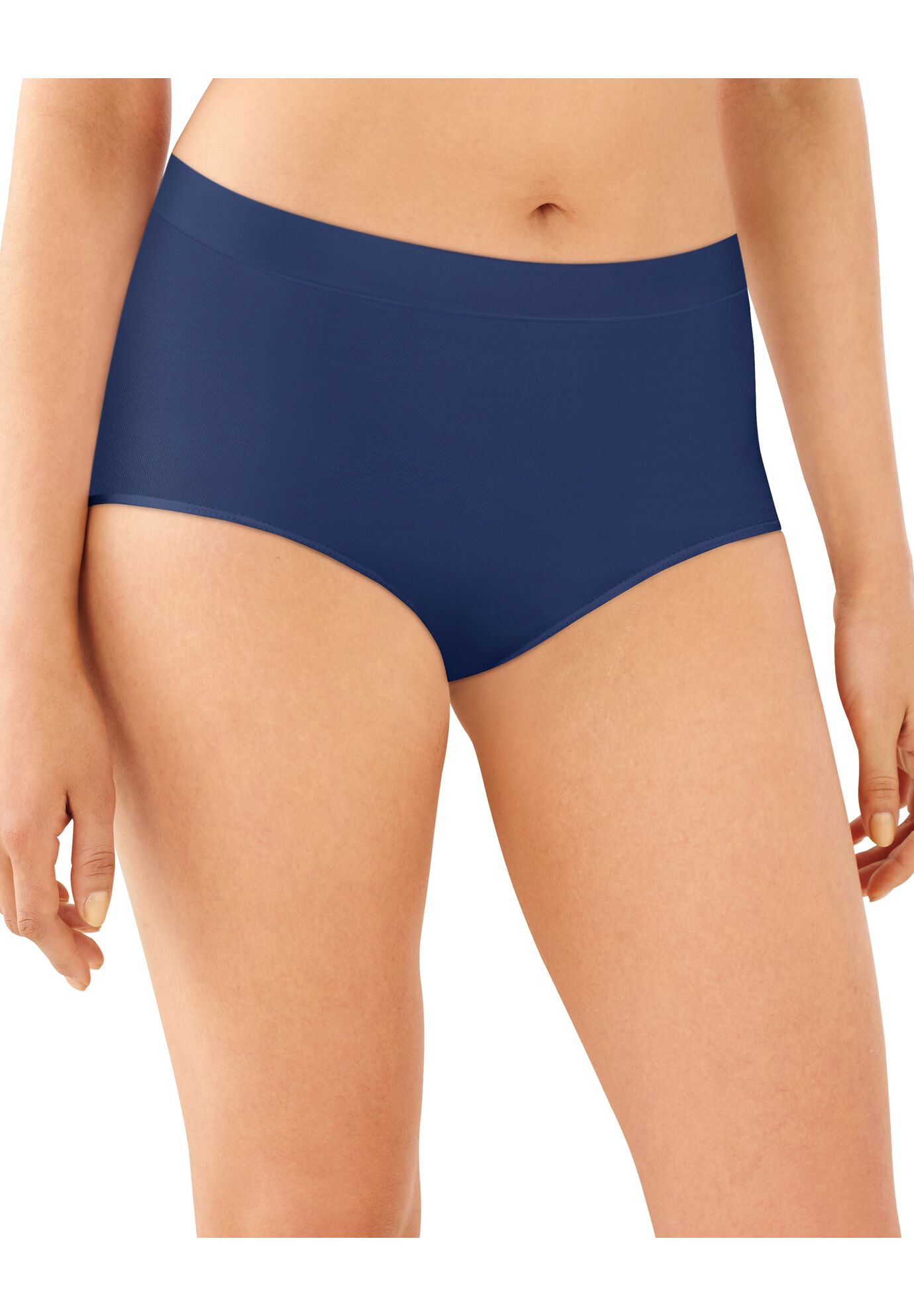 Plus Size Women's One Smooth U All-Around Smoothing Hi-Cut Panty by Bali in In The Navy (Size 9)