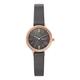 Skagen Watch for Women Anita Lille, Three Hand Movement, 30 mm Rose Gold Stainless Steel Case with a Leather Strap, SKW2909