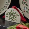 Lenox Holiday Napkin Holder in Green/Red/White | 3.5 H x 1.5 W x 6 D in | Wayfair 870004