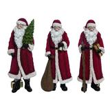 The Holiday Aisle® 3 Piece Resin Christmas Sweater Santa Set Resin | 12 H x 4 W x 5 D in | Wayfair 24006E9C08C54661BDB9B447AA06AC8C