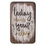 August Grove® Metal Your Day Hanging Wall Décor Metal in Brown/Gray/White | 16 H x 10 W x 2 D in | Wayfair 67DBD115765248D1A59734A8911A8F70