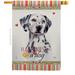 Breeze Decor Bulldog Happiness - Impressions Decorative 2-Sided Polyester 40 x 28 in. House Flag in Gray | 40 H x 28 W in | Wayfair