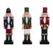 The Holiday Aisle® 3 Piece Christmas Nutcracker Set Resin | 13 H x 4 W x 4 D in | Wayfair 634FB4D5FB7148BB894126ED25E684D6